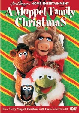 A Muppet Family Christmas home video cover