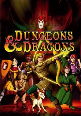 Dungeons & Dragons animated series DVD box art